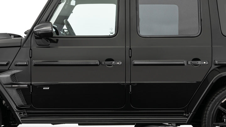 Seamless Installation of Brabus Carbon Fiber Trim Line on Mercedes G-Class - Precision Fit for a Refined Look
