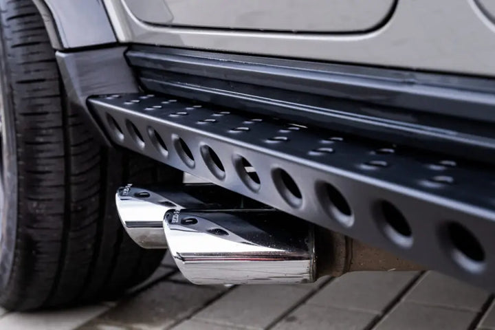LETECH Off-Road Running Boards designed to provide superior rocker panel protection and enhanced off-road style for Mercedes-Benz G-Class (W463A/W465).