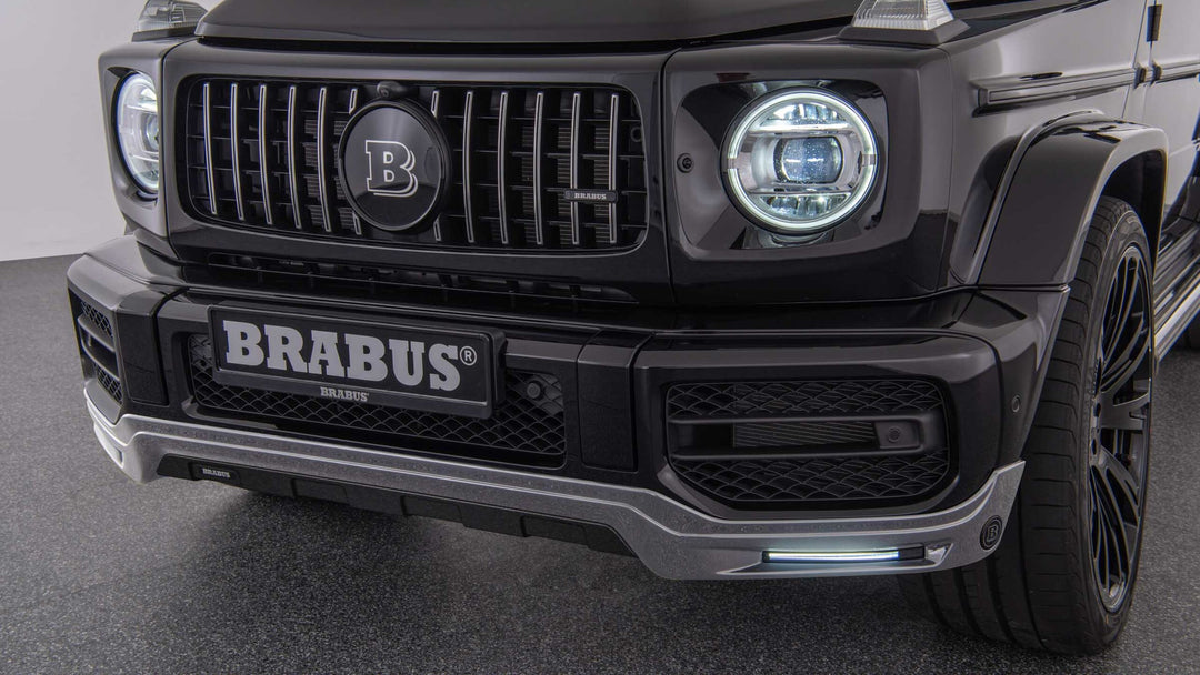 Brabus Front Fascia Attachment for Mercedes-AMG G63 – Enhances Aerodynamics and Sporty Appearance with PUR-R-RIM Construction