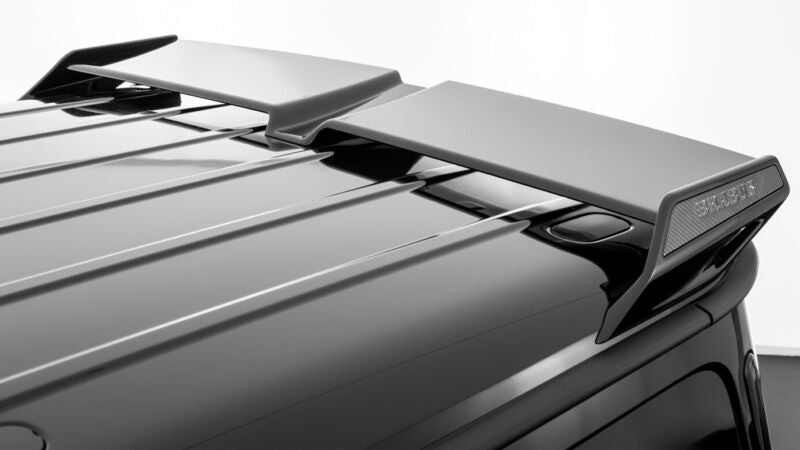 Brabus Rear Spoiler with Carbon Inserts for Mercedes G-Class – Glossy/Matte Carbon Fiber Enhances Aerodynamics and Luxury Aesthetic