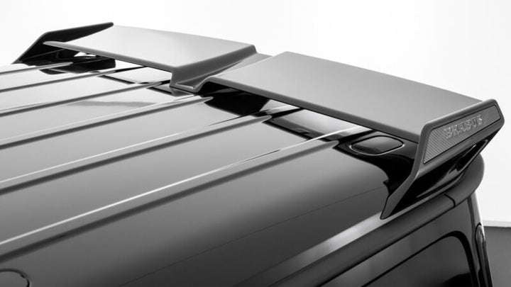 Brabus Rear Spoiler with Carbon Inserts for Mercedes G-Class – Glossy/Matte Carbon Fiber Enhances Aerodynamics and Luxury Aesthetic