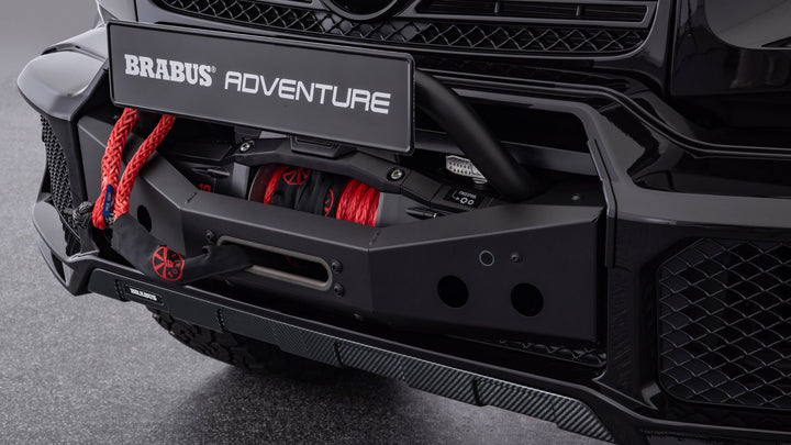 BRABUS Adventure Winch for Mercedes G-Class W463A with 4,500 KG towing capacity and remote control operation.