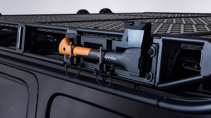 Luxury BRABUS Overlanding Upgrade, featuring the Adventure Roof Rack for G-Class with enhanced carrying capabilities