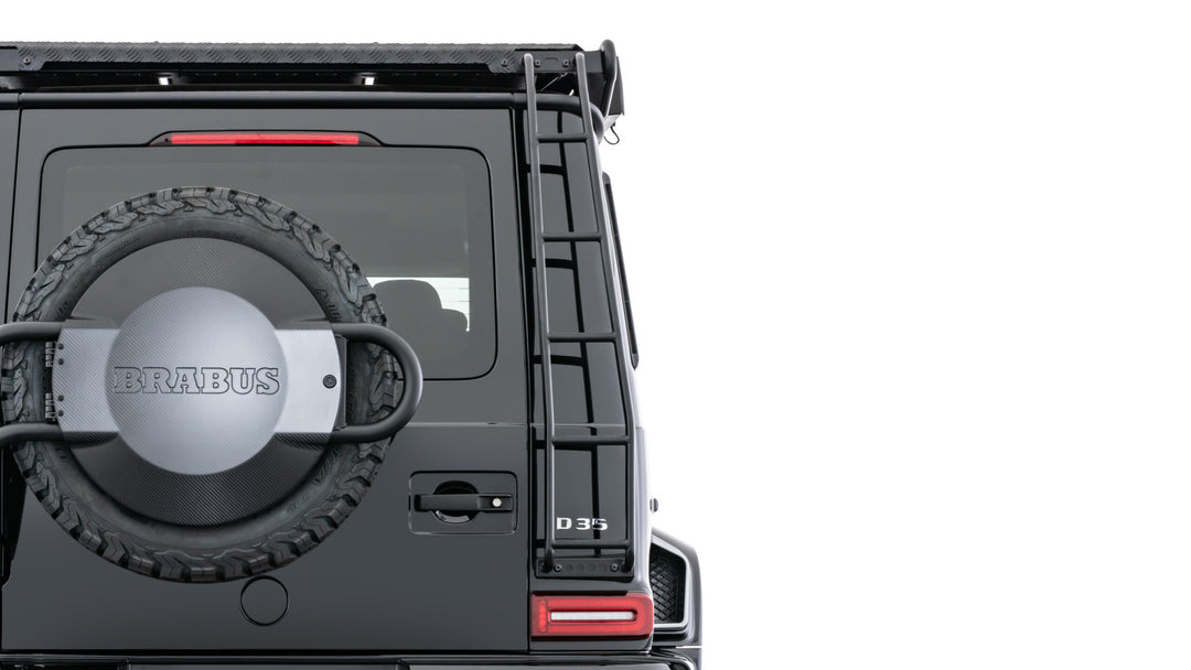 BRABUS Adventure Roof Ladder for Mercedes-Benz G-Class W463A, showcasing easy access and rugged styling
