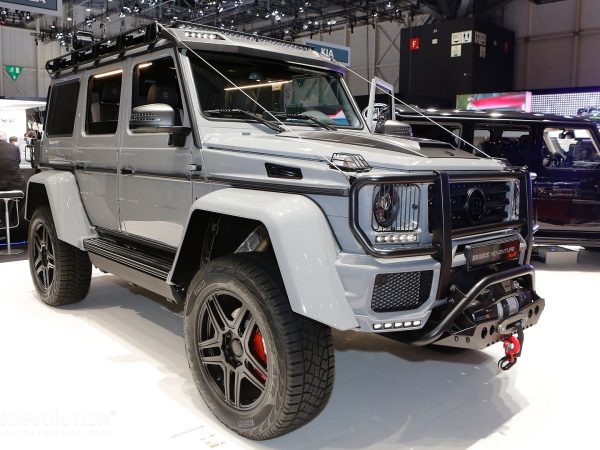 Luxury BRABUS Off-Road Upgrade, featuring the Winch for G-Class 4x4² with seamless integration and durable construction.