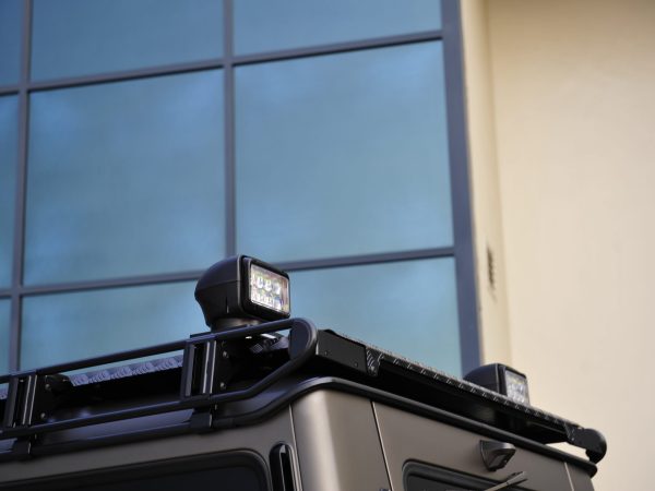 Luxury BRABUS Off-Road Upgrade, featuring the Lighting System for G-Class 4x4² with remote control and search lights.