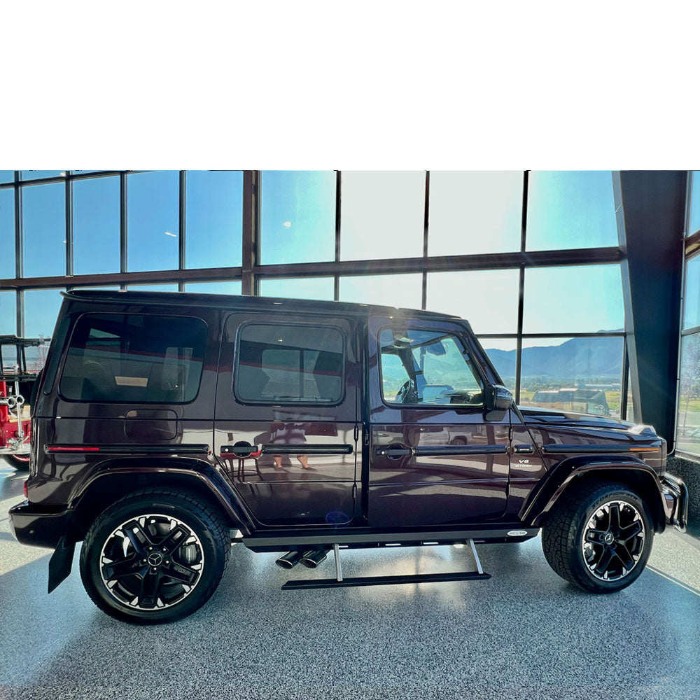 Underside view of the 10-gauge steel construction, emphasizing robust trail-rated rock protection for off-road adventures.