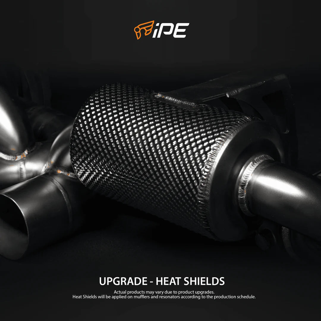 ipe heat shield in black 