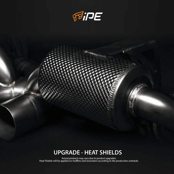ipe heat shield in black 