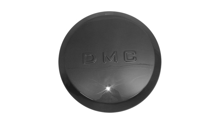 DMC carbon fiber spare wheel cover for Mercedes-Benz G-Class (2015-2025) with glossy weave finish"