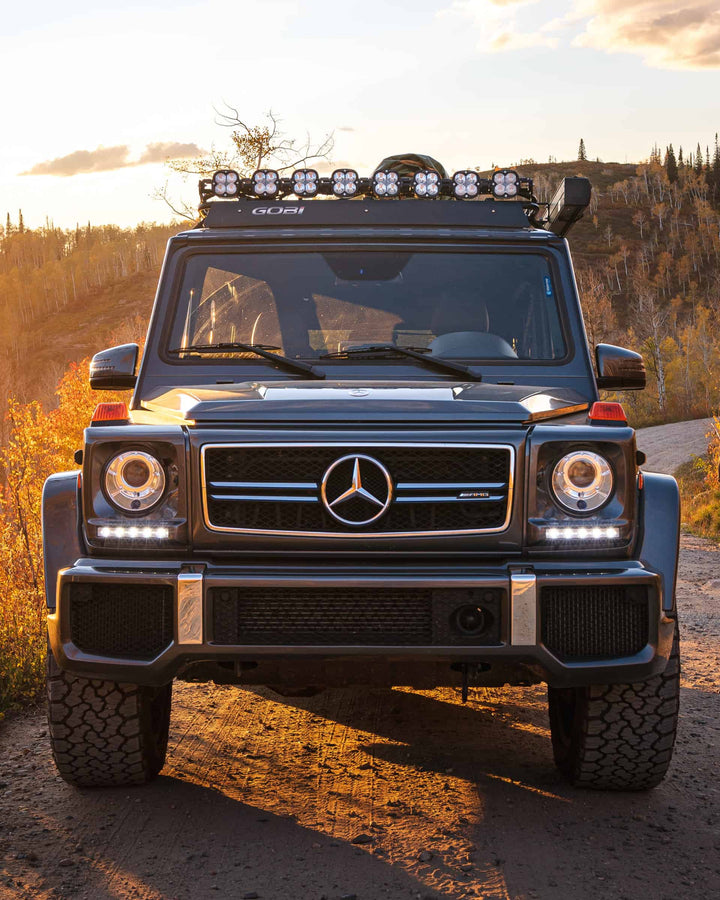 GOBI Racks | Baja Designs 8XL 50" Linkable Light Bar Mounting Brackets for Stealth Roof Rack