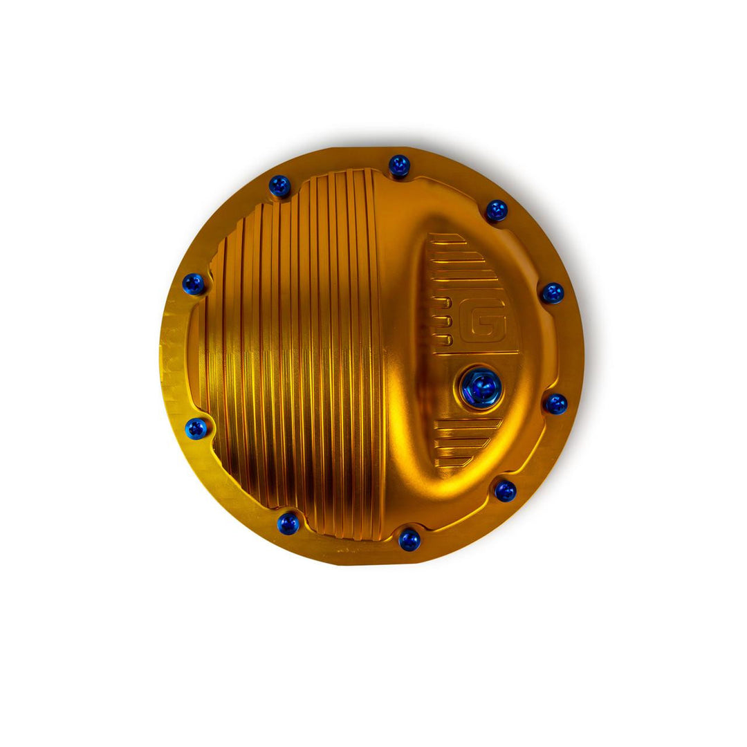 Close-up of 20-fin cooling design on Fabspeed differential cover