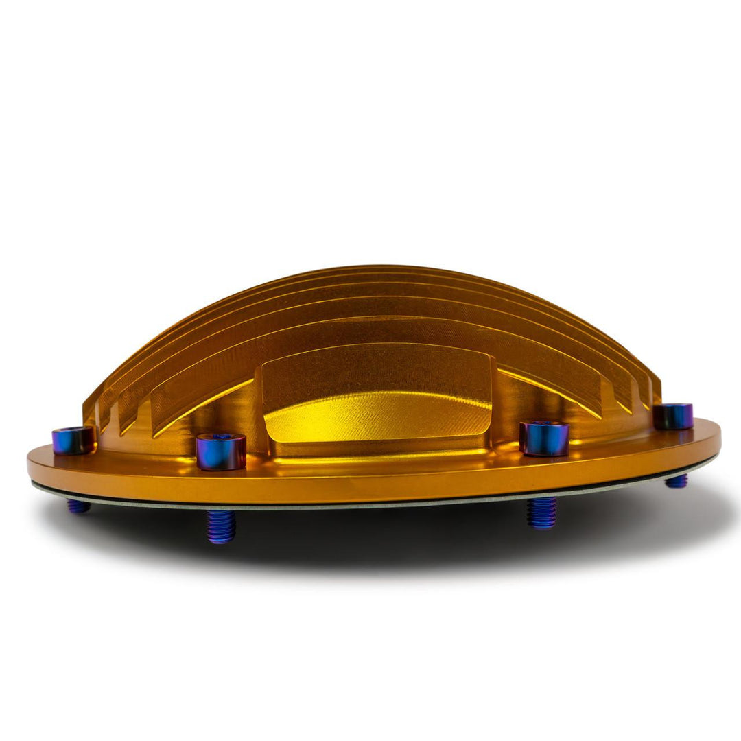 Fabspeed gold anodized differential cover installed on AMG G63