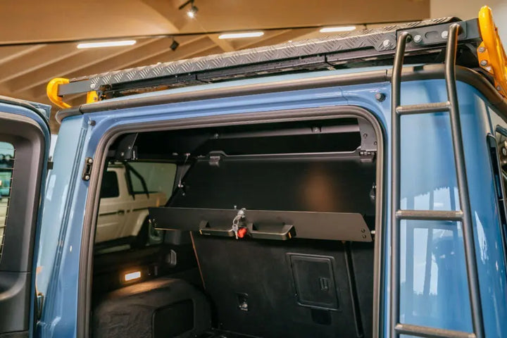 Discreet and secure LETECH storage solution offering lockable space for valuables or hunting gear