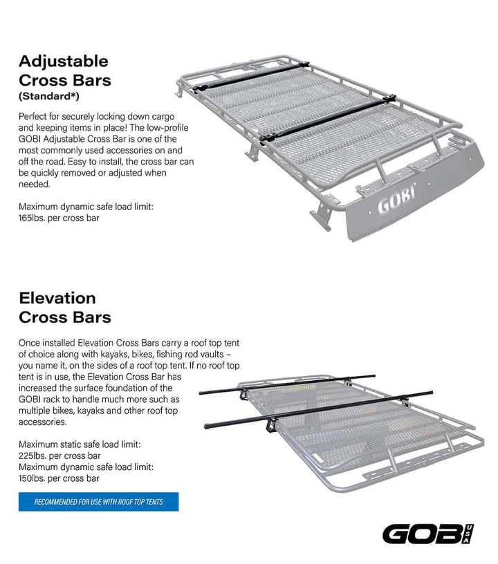 GOBI Ranger Rack installed on Mercedes G-Wagon (no sunroof), showcasing robust construction and integrated lightbar mounts