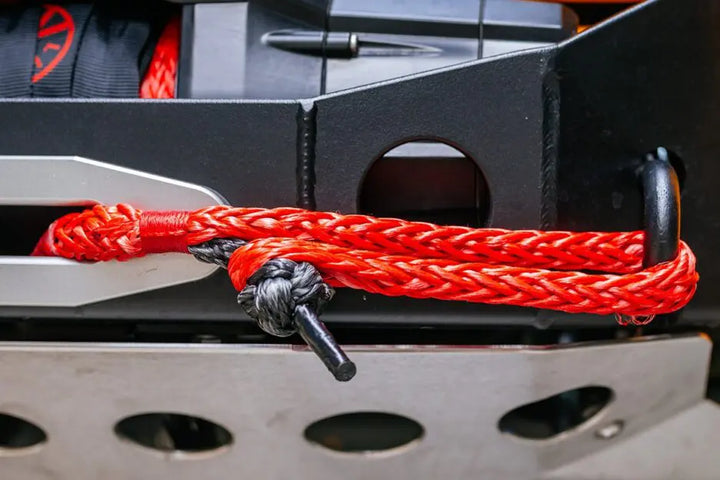 ETECH Winch Mount installed on a Mercedes-Benz G-Class W463, showcasing its rugged design and seamless integration