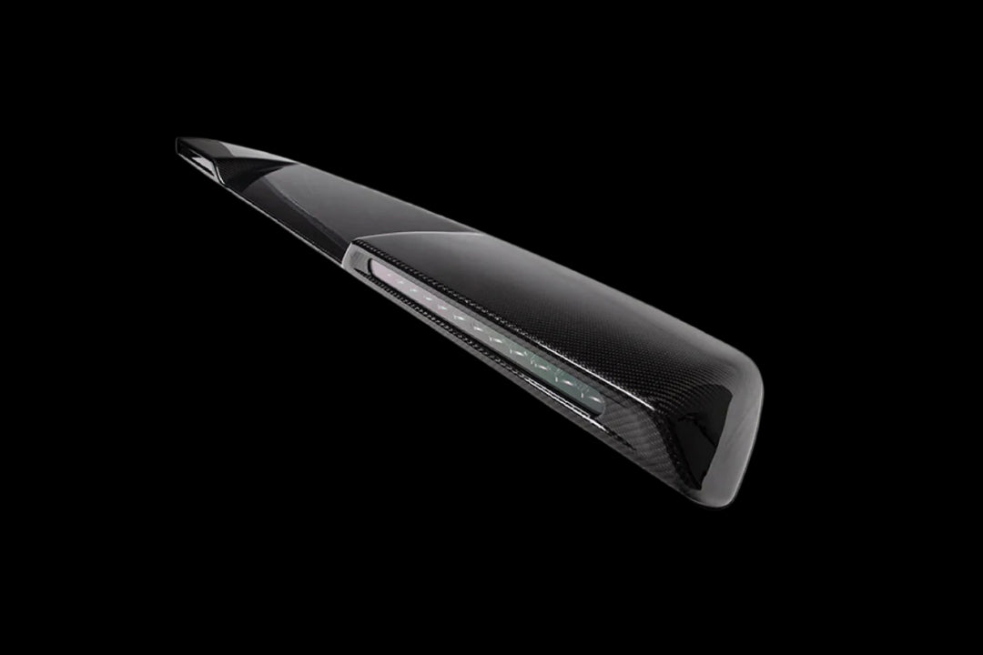 Urban Automotive carbon fiber LED roof light cluster installed on 2019-2025 Mercedes G-Wagon W463 - quad pod lazer lights with aerospace-grade carbon housing