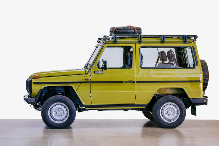 LETECH Roof Rack with dual longitudinal rails for secure cargo transport on G-Class vehicles