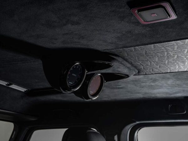 BRABUS Roof Instruments for G-Class, offering a sophisticated design to elevate the cabin's ambiance, exclusively compatible with vehicles featuring a sunroof.