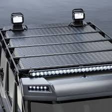 Luxury BRABUS Overlanding Upgrade, featuring the Roof Rack for G-Class 4x4² with versatile mounting options and seamless integration.