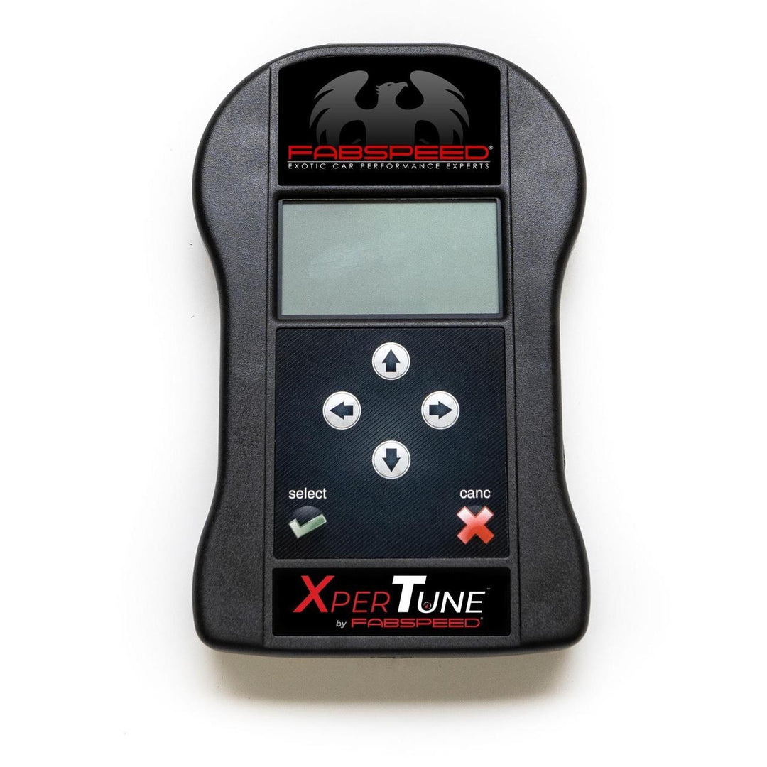 Fabspeed XperTune handheld flashing AMG 63 V8 via OBD-II port