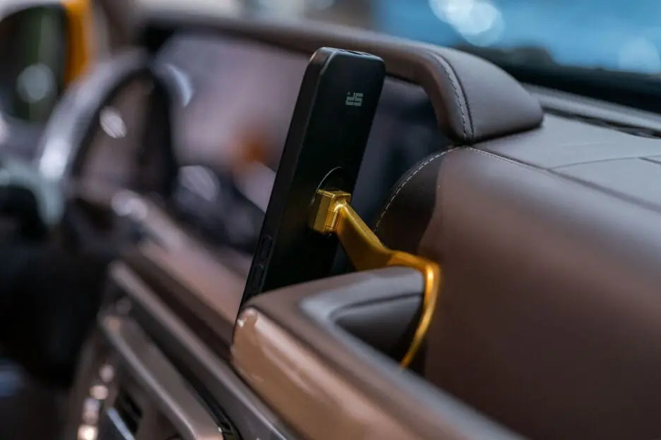 LETECH Mobile Phone Holder designed to provide a secure and stylish solution for mounting your mobile phone in the Mercedes-Benz G-Class (W463A/W465).