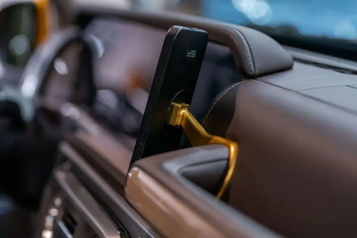LETECH Mobile Phone Holder designed to provide a secure and stylish solution for mounting your mobile phone in the Mercedes-Benz G-Class (W463A/W465).