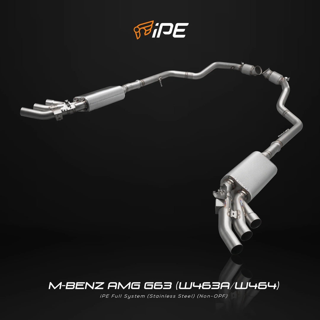 iPE Exhaust's Handcrafted T304 Stainless Steel Piping - Corrosion-Resistant AMG G63/G500 Upgrade"