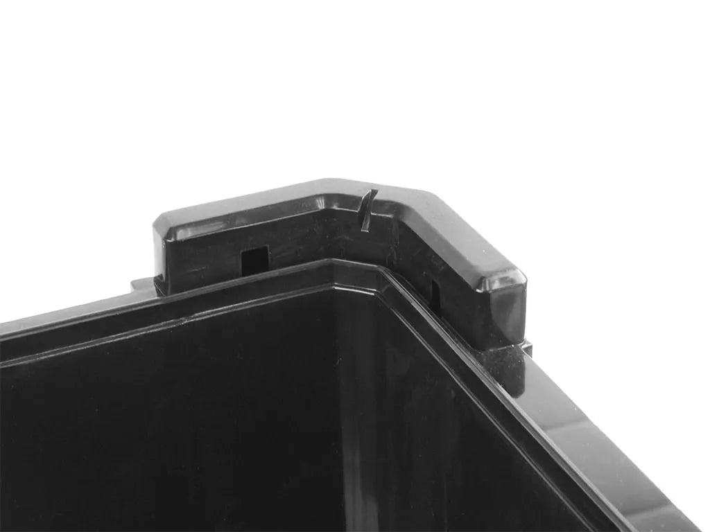 Front Runner Wolf Pack Pro Hi-Lid Kit installed on roof rack, showcasing rugged construction for overlanding and adventure gear.